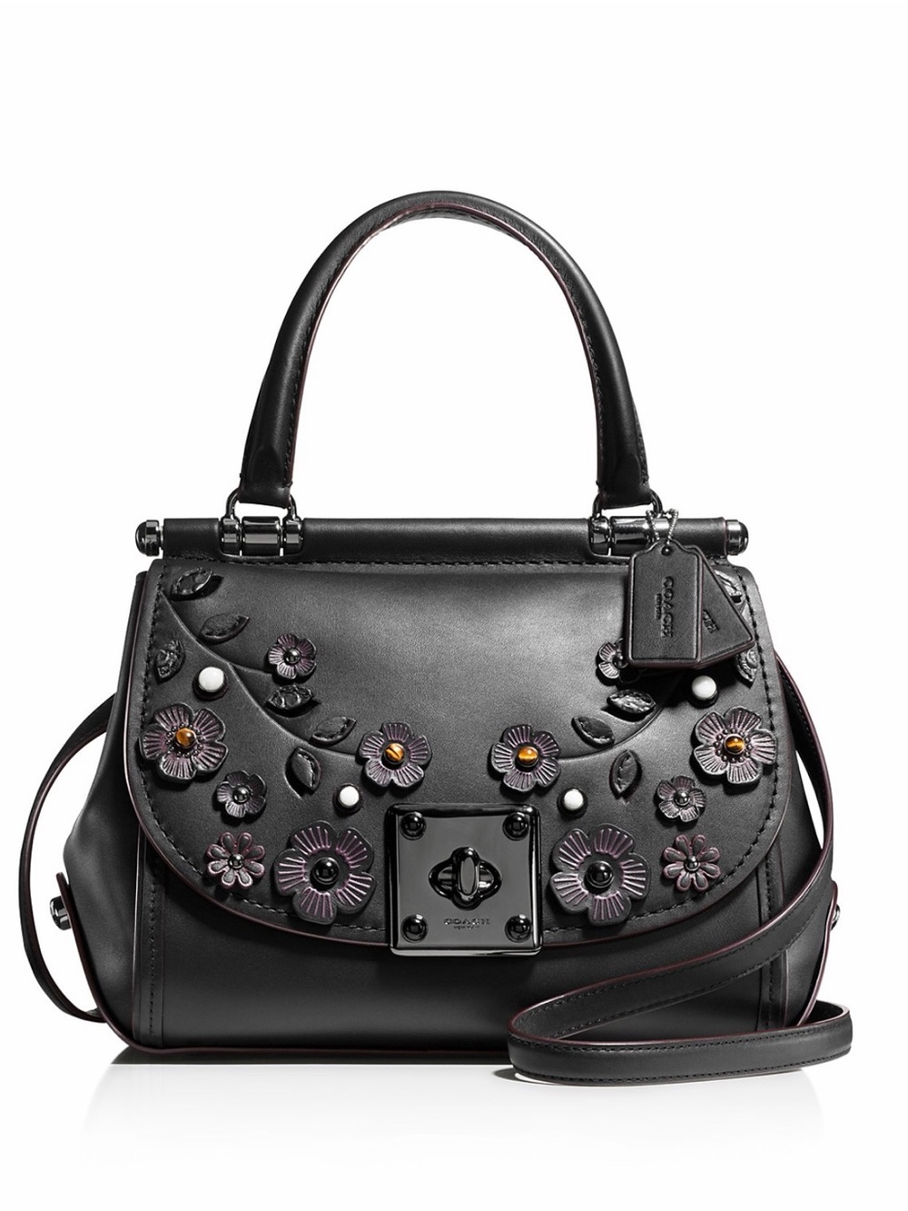 Coach Willow Floral Drifter Top Handle Satchel - Picture 7 of 14